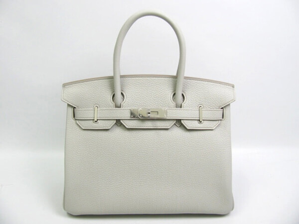 エルメス バーキン30 グレーパール